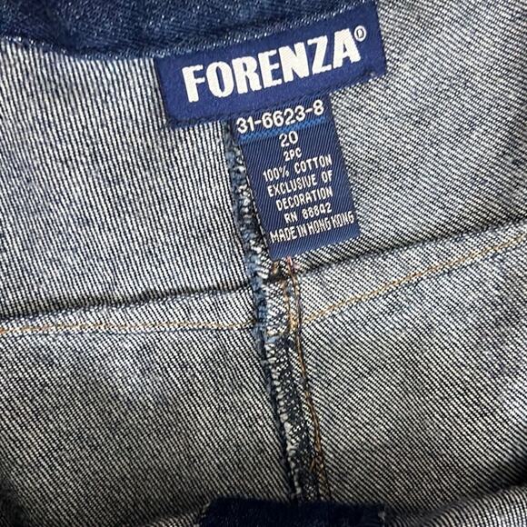 FORENZA VTG Y2K 3166238 100% COTTON PLUS‎ JEANS SIZE 20 - Picture 4 of 9